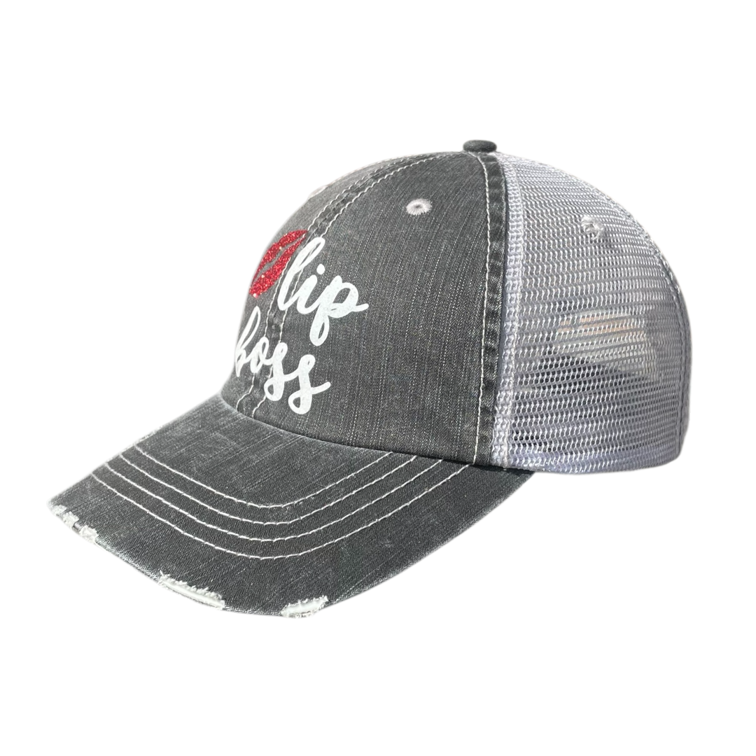 Vintage Lip boss trucker cap