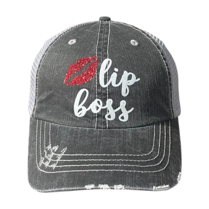 lip boss trucker cap