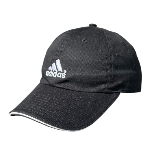 Vintage Adidas logo dad cap black
