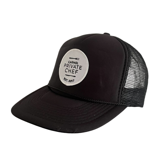 Carmel Private chef trucker cap black
