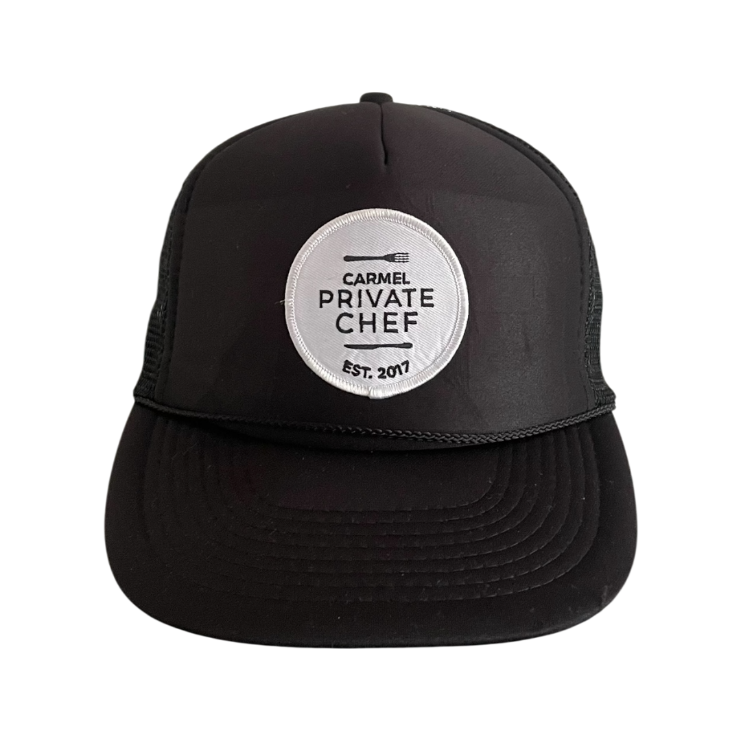 Carmel Private chef trucker cap