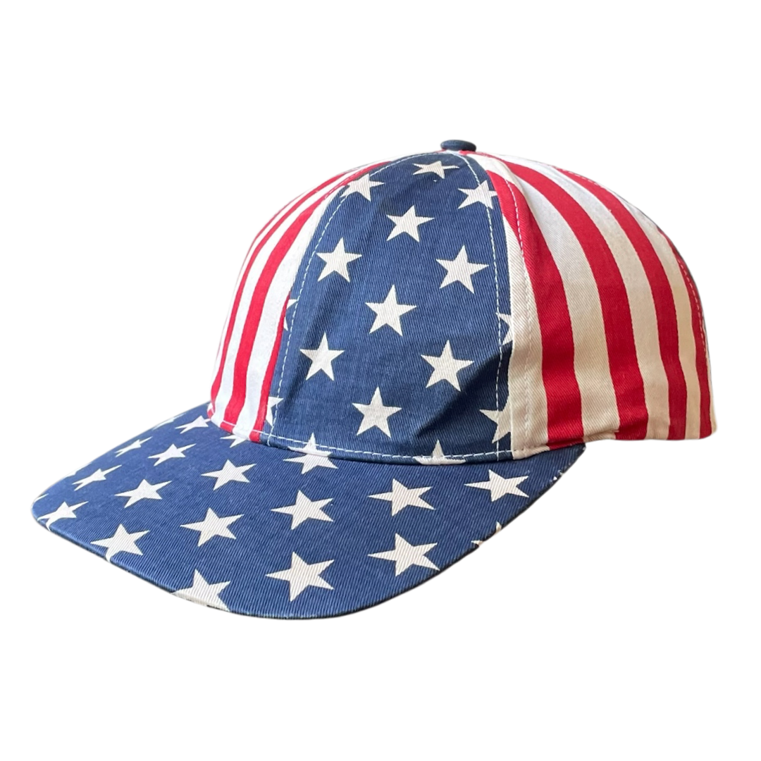 Vintage USA flag 6 panel cap