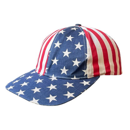 Vintage USA flag 6 panel cap