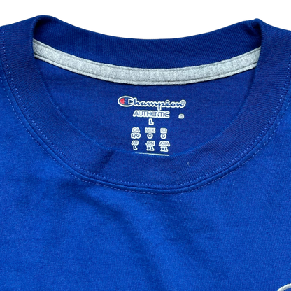Champion chest logo blue T-shirt