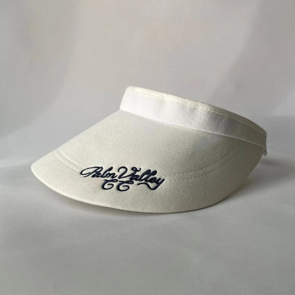Palm valley sun visor white