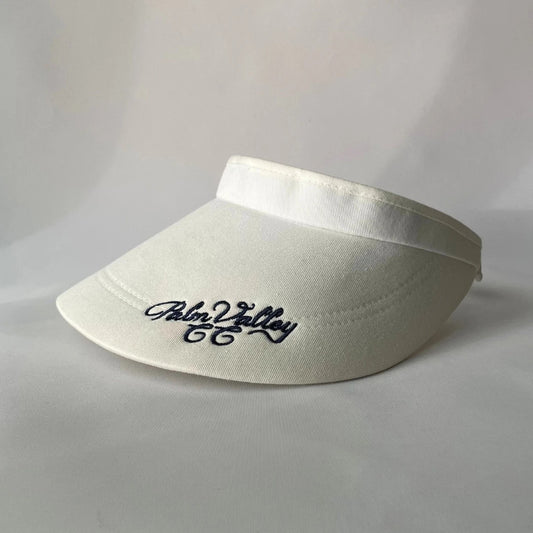 Palm valley sun visor white