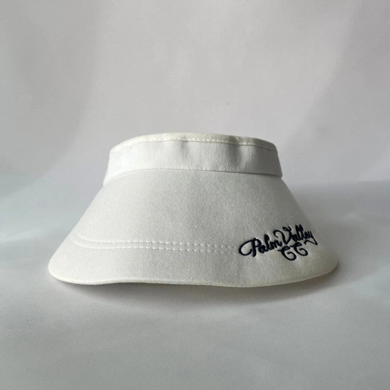 Palm valley sun visor white